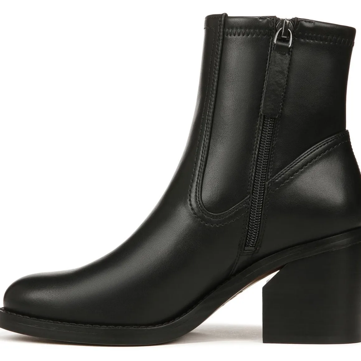 Abril Faux Leather Short Mid-Calf Boots
