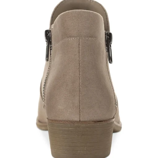 Adelinee Padded Insole Almond Toe Ankle Boots