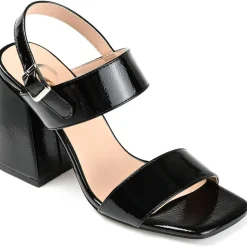 Adras Ankle Square Open Toe Ankle Strap