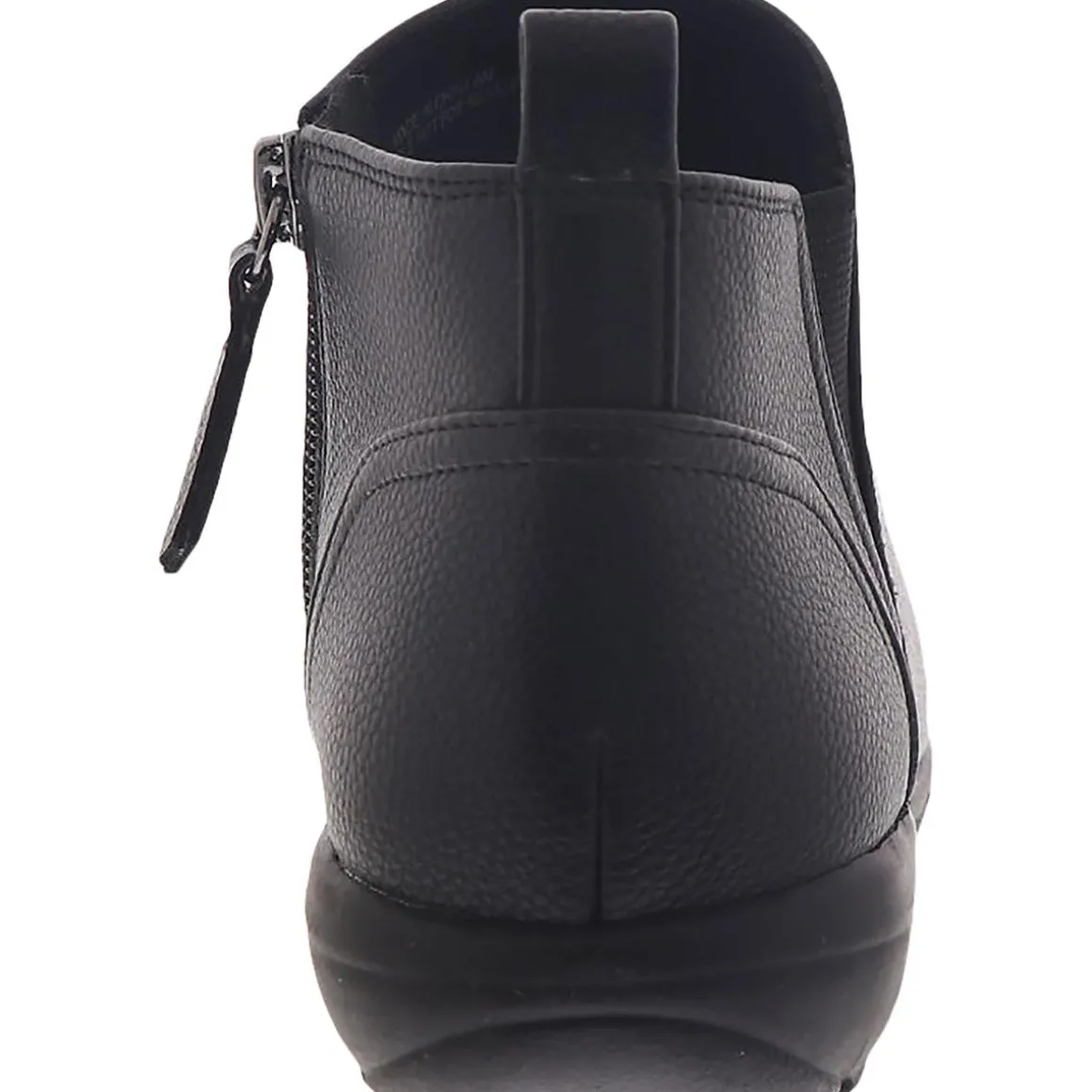 Aerial Leather Low Heel Ankle Boots