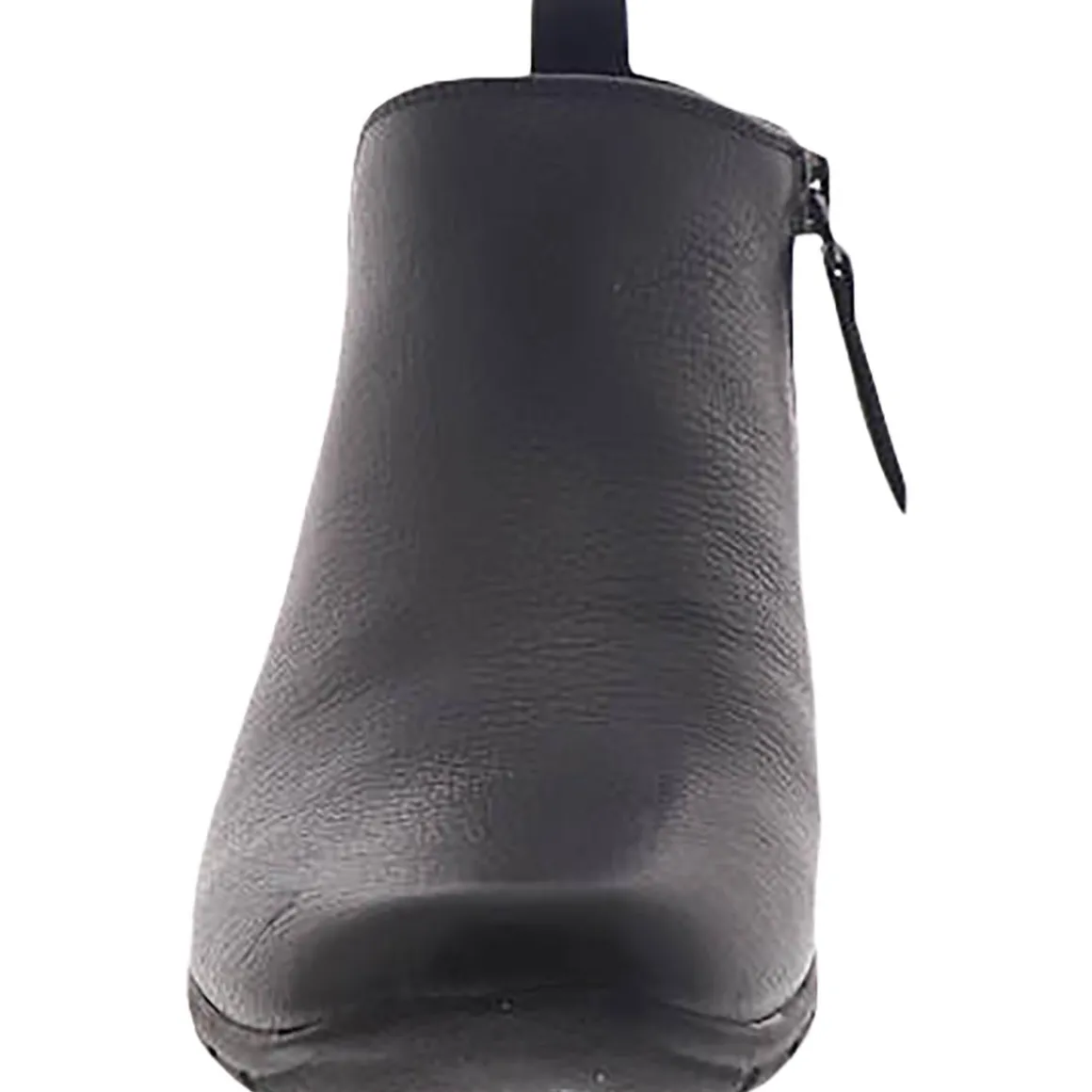 Aerial Leather Low Heel Ankle Boots