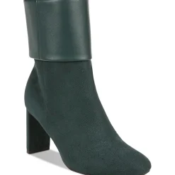 Ajojo Faux Suede Mixed Media Booties