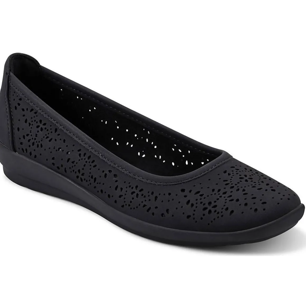 Alessia 3 Padded Insole Faux Leather Ballet Flats