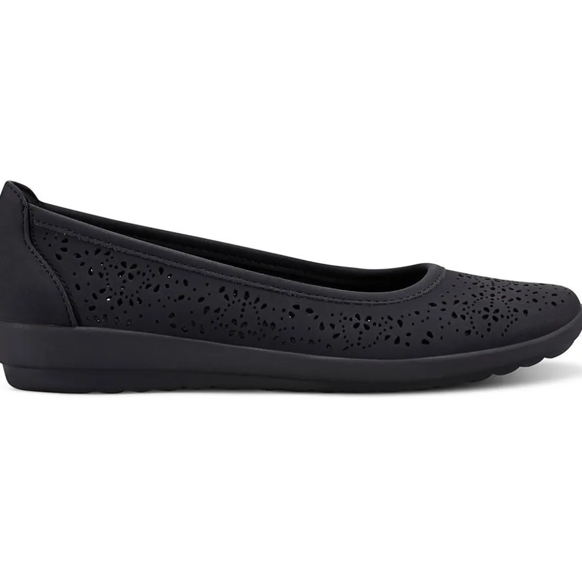 Alessia 3 Padded Insole Faux Leather Ballet Flats