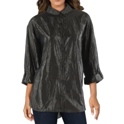 Amanda Collared Button-Down Top