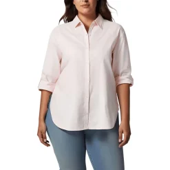 Amanda Collared Button-Down Top