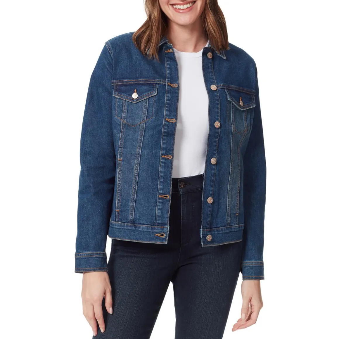 Amanda Jacket Solid Outerwear Denim Jacket