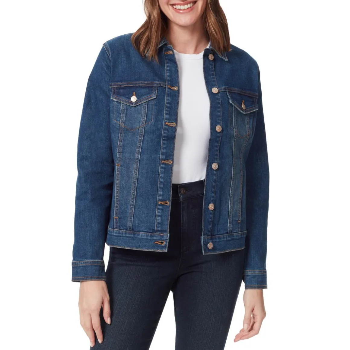 Amanda Trucker Jean Denim Jacket
