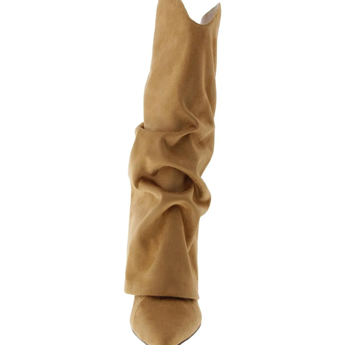 AMAZIN 2 Faux Suede Pointed Toe Knee-High Boots