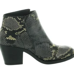 Animal Print Faux Leather Ankle Boots