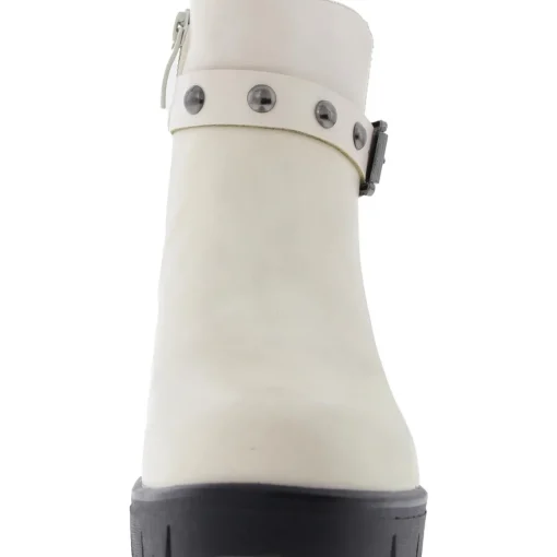 Animal Print Faux Leather Ankle Boots