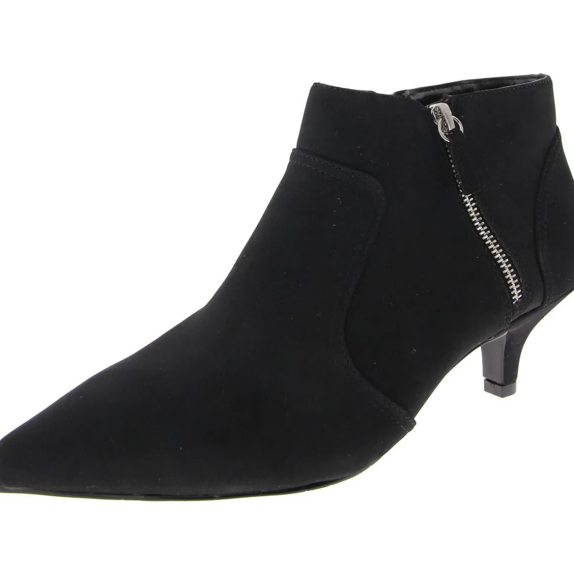 Annalee Faux Leather Pointed Toe Ankle Boots