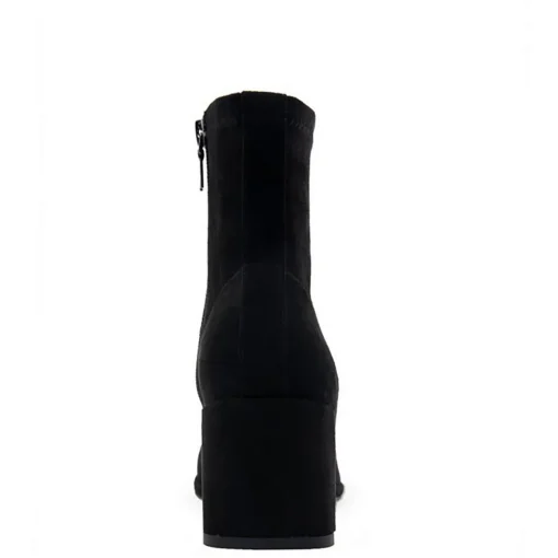 ANOUK Faux Suede Laceless Wedge Boots