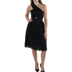 Appelona One Shoulder Cut-Out Midi Dress