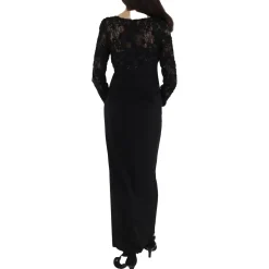 Applique Evening Dress