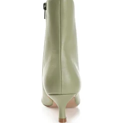 Arely Faux Leather Pointed Toe Ankle Boots