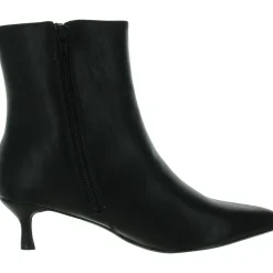 Arely Faux Leather Pointed Toe Ankle Boots