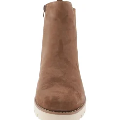 Aria Leather Zipper Ankle Boots