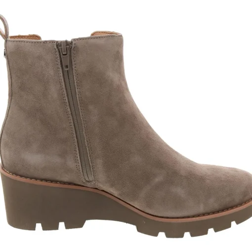 Aria Leather Zipper Ankle Boots