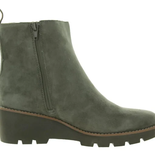 Aria Leather Zipper Ankle Boots