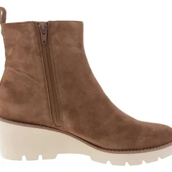 Aria Leather Zipper Ankle Boots