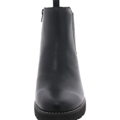 Aria Leather Zipper Ankle Boots