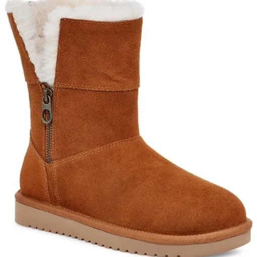 Aribel Suede Cold Weather Shearling Boots