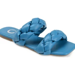 Arietta Slip On Open Toe Slide Sandals