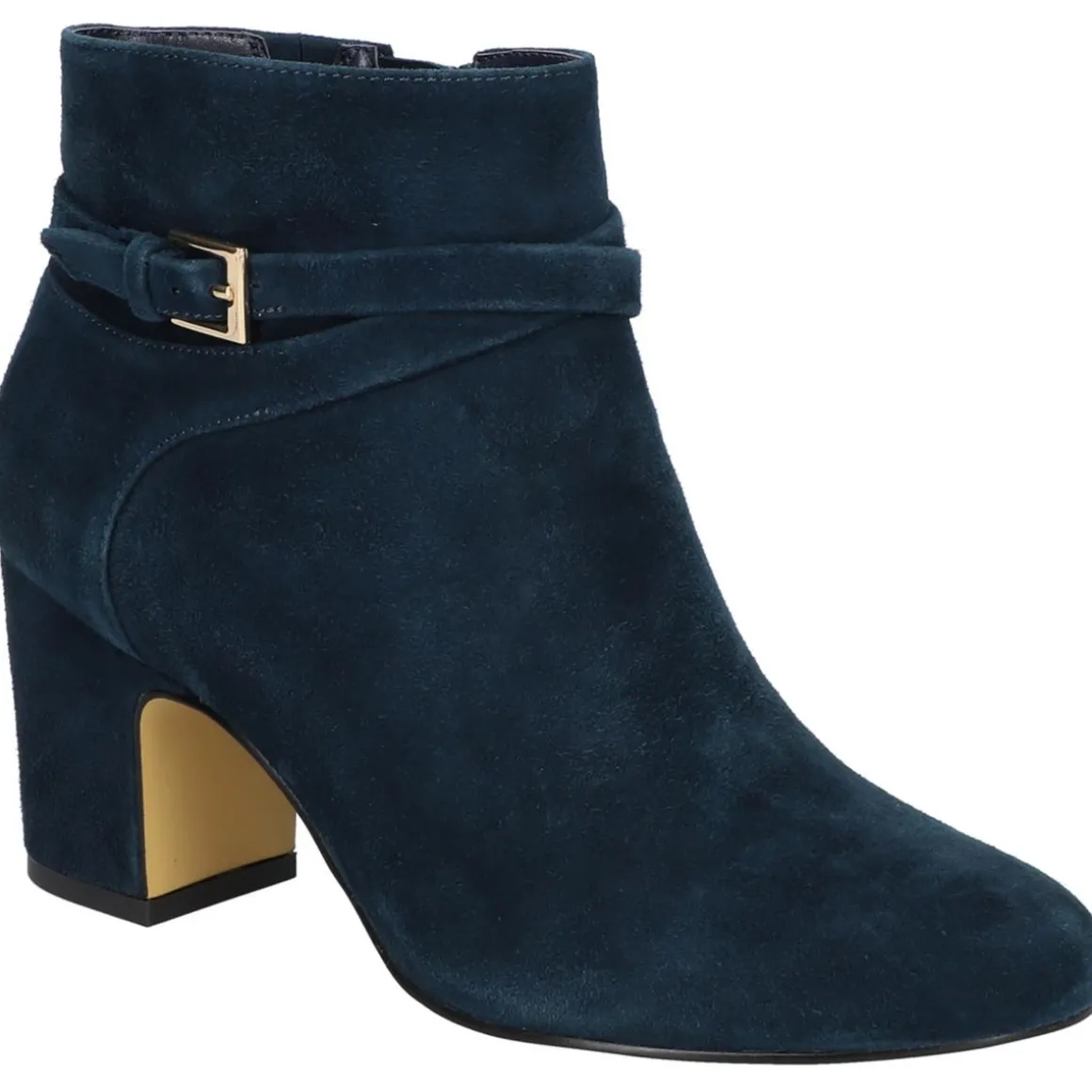 Arlette Suede Round Toe Ankle Boots