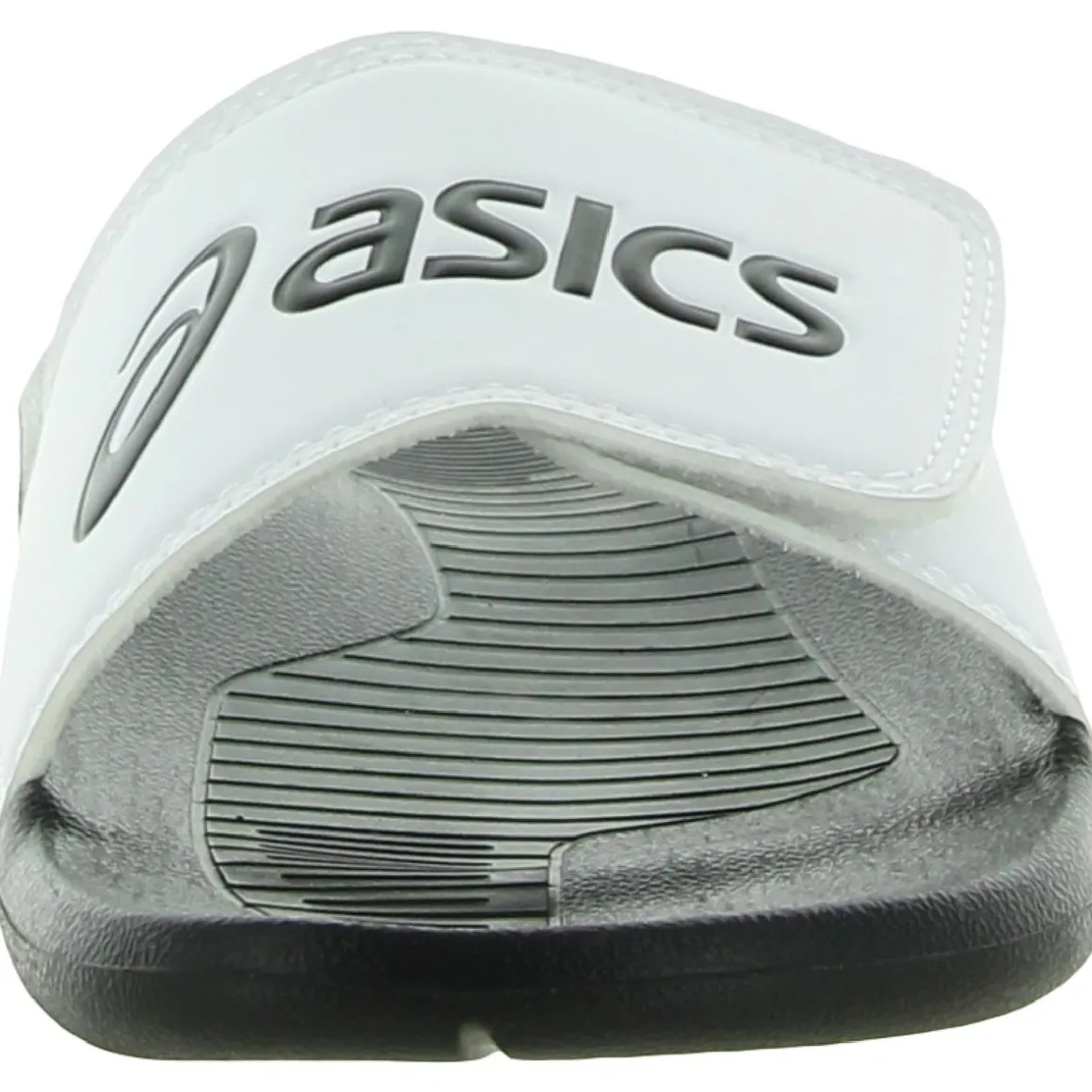 AS002 Faux Leather Slip-On Pool Slides