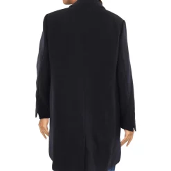 Asymmetric Wool Wool Coat