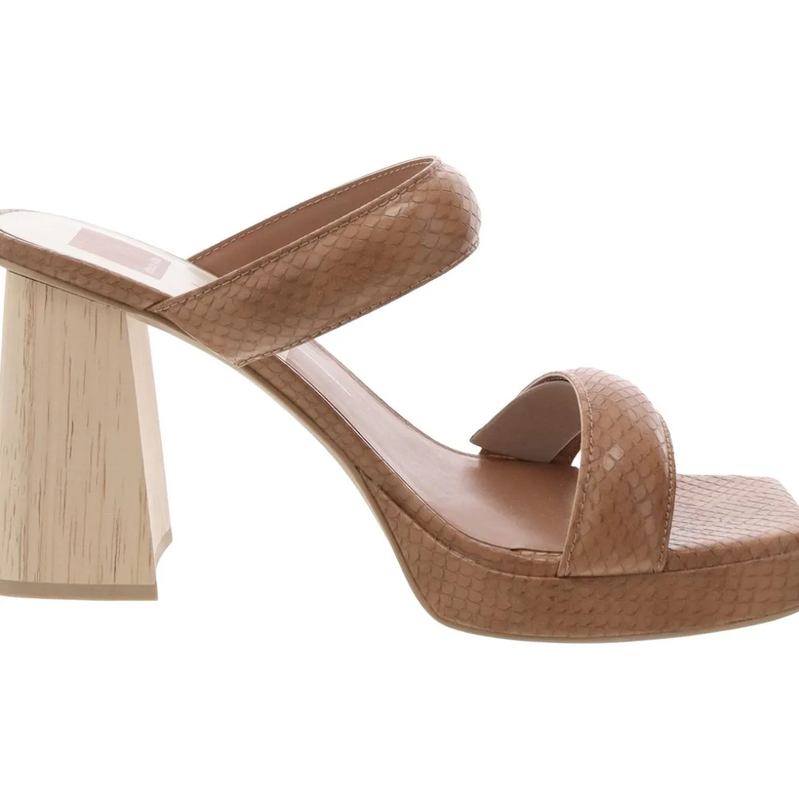 Atlas Slip On Open Toe Heels