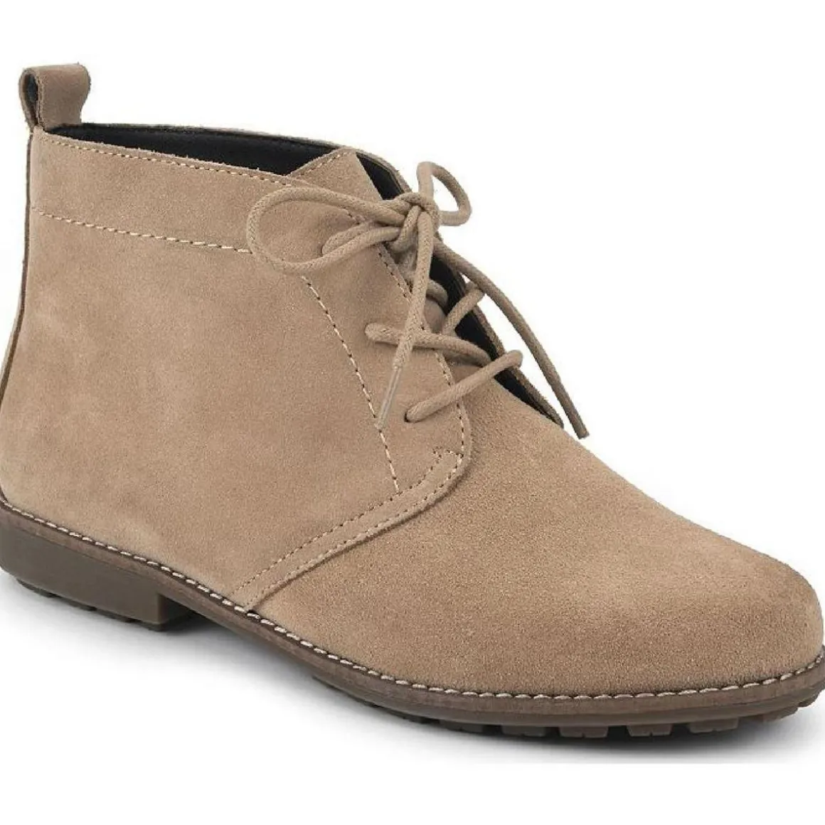 Auburn Suede Ankle Boots