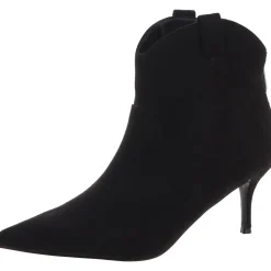 AUDEN Zipper Faux Suede Booties