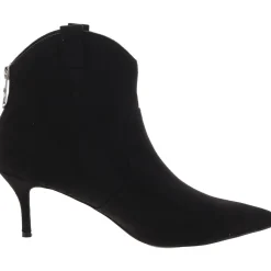 AUDEN Zipper Faux Suede Booties