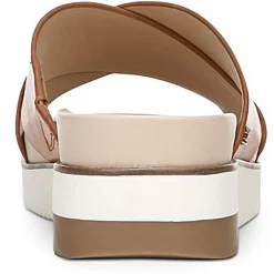 Audrea Solid Slip On Slide Sandals