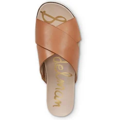 Audrea Solid Slip On Slide Sandals