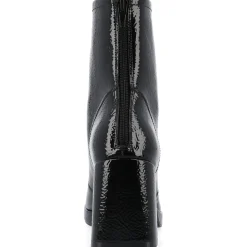 Aylani Block Heel Faux Leather Mid-Calf Boots