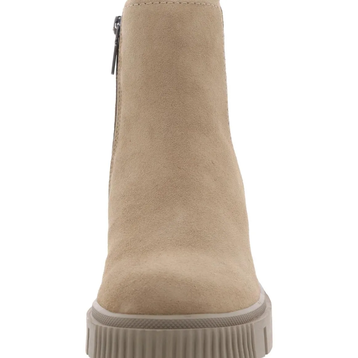 Bandit Zipper Suede Chelsea Boots