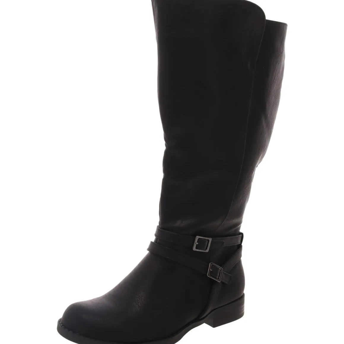 Bay Plus Plus Extra Wide Calf Leather Knee-High Boots
