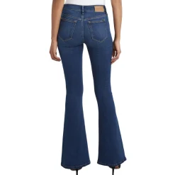 BCBG Max Azria Classic Medium Wash Bootcut Ankle Jeans