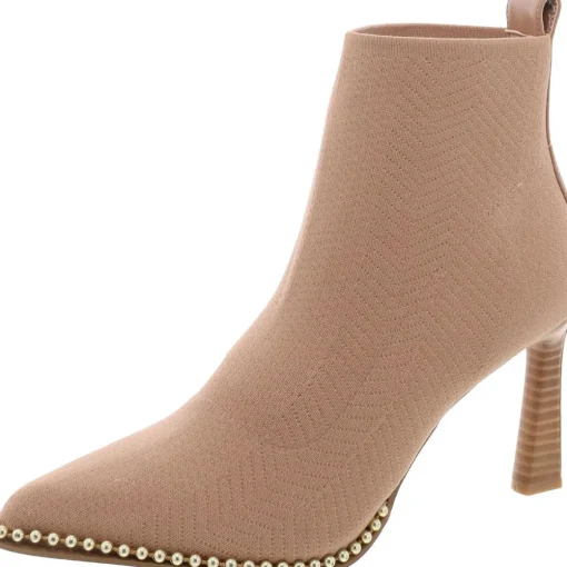 Beya Beaded Pointed Toe Booties