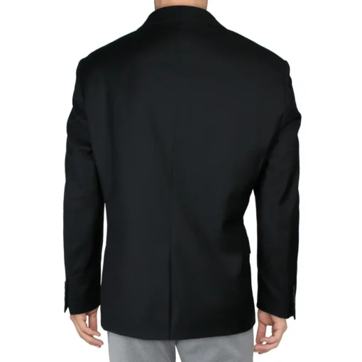 Big & Tall Lattimore Pocket Wool Two-Button Blazer