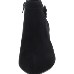 BINDI Suede Zipper Booties