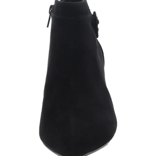 BINDI Suede Zipper Booties