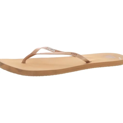 Bliss Nights Faux Leather Flip-Flops