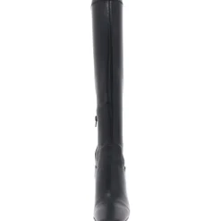 Block Heel Knee-High Boots