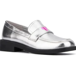Block Heel Loafers
