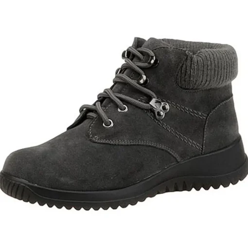 Boston Ribbed Trim Cold Weather Winter Boots