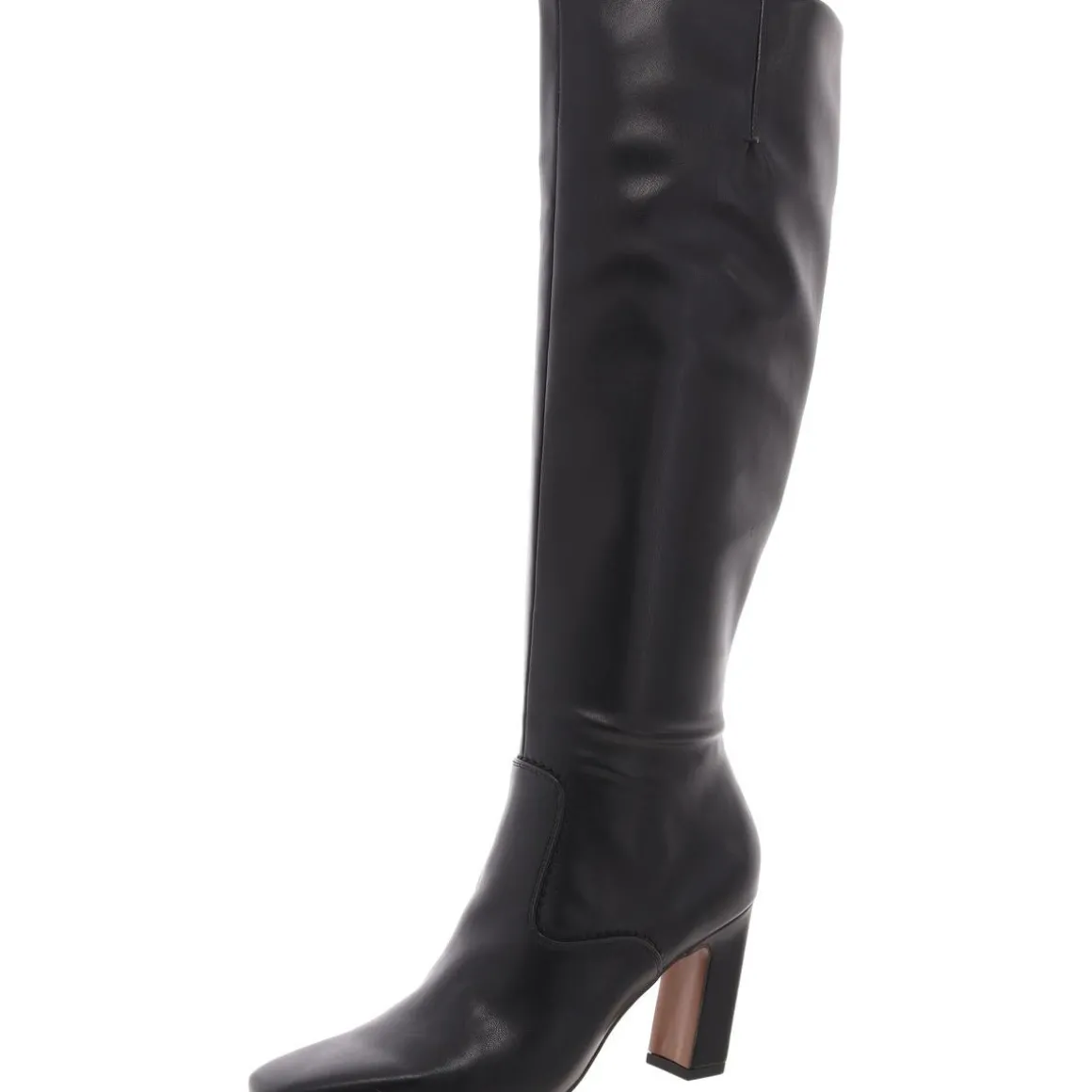 Bowman Zipper Faux Leather Knee-High Boots